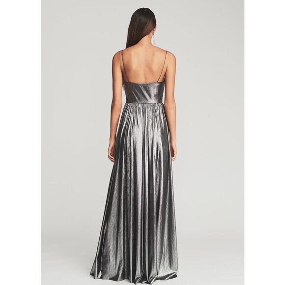 Retrofete Doss maxi Dress Gunmetal Small - Picture 5 of 9